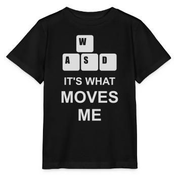 c’est ce qui m’émeut - T-shirt bio MINI CREATOR Stanley/Stella Enfant - noir - Devant - Mikhail (115cm)