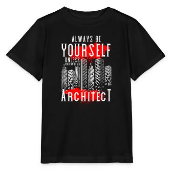 Ingenieur Gebäude Konstruktion - Stanley/Stella Kinder T-Shirt MINI CREATOR  - Schwarz - Vorne - Mikhail (115cm)