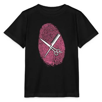 Friseurin DNA - Stanley/Stella Kinder T-Shirt MINI CREATOR  - Schwarz - Vorne - Mikhail (115cm)