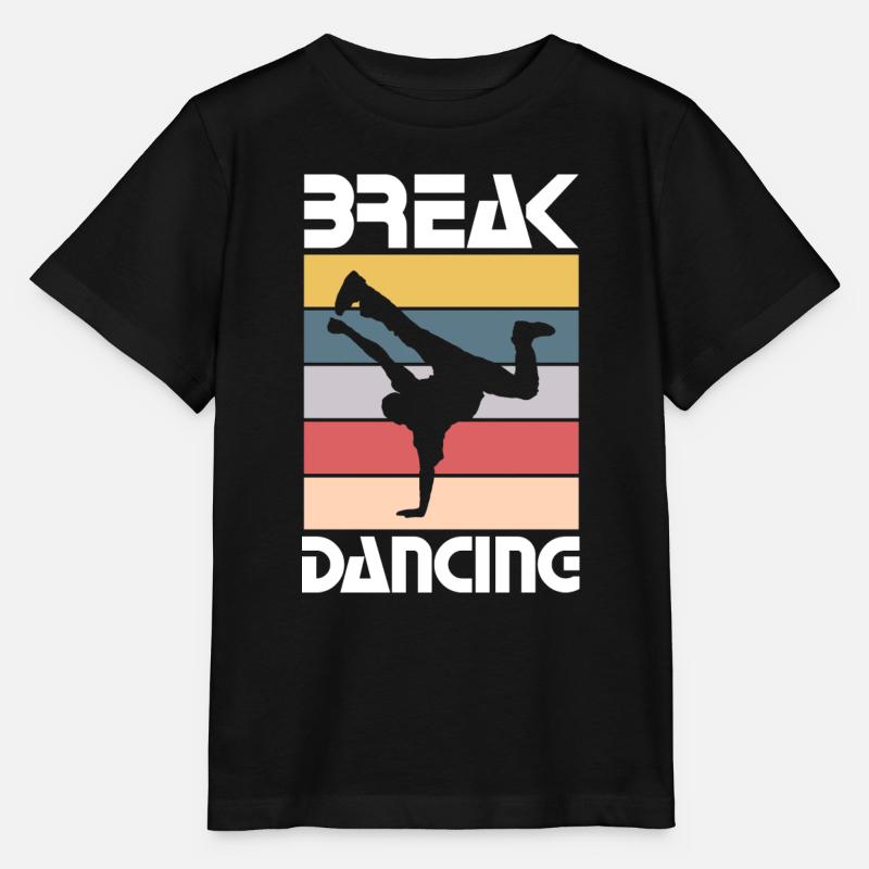 Break Dancing - Funny Break Dancing Team - T-shirt bio MINI CREATOR Stanley/Stella Enfant - noir