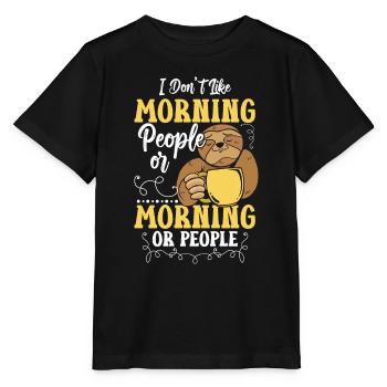 I hate people crowd misanthrope - Stanley/Stella MINI CREATOR Kids’ T-Shirt - black - Front - Mikhail (115cm)