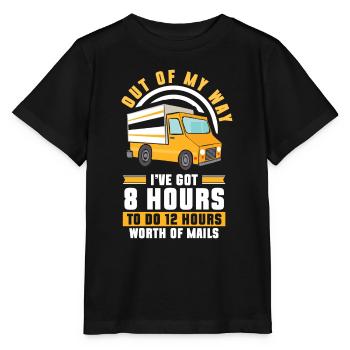 Postman Postman Parcels Courier Service - Stanley/Stella MINI CREATOR Kids’ T-Shirt - black - Front - Mikhail (115cm)