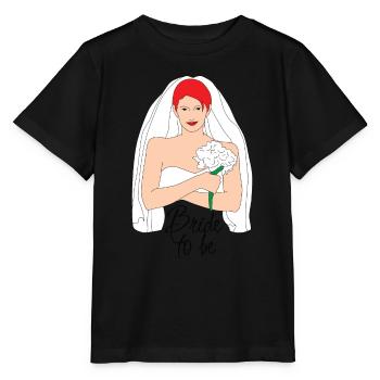 bride to be red 2 - Stanley/Stella MINI CREATOR Kids’ T-Shirt - black - Front - Mikhail (115cm)