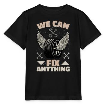 WE CAN FIX ANYTHING - Stanley/Stella MINI CREATOR Kids’ T-Shirt - black - Front - Mikhail (115cm)