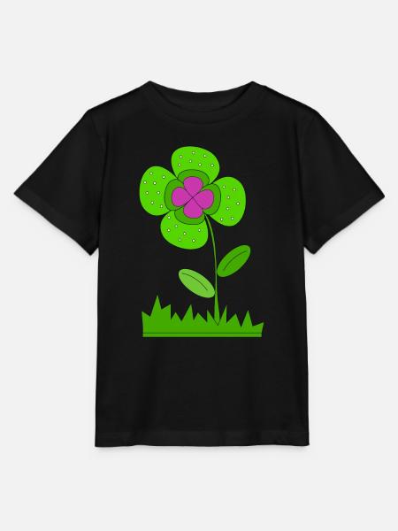 Glücksklee - Stanley/Stella Kinder T-Shirt MINI CREATOR  - Schwarz