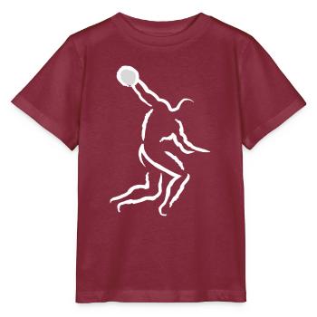 Lancement de disque - T-shirt bio MINI CREATOR Stanley/Stella Enfant - bordeaux - Devant - Kain (125cm)
