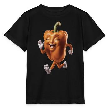 Paprika Geschenk - Stanley/Stella Kinder T-Shirt MINI CREATOR  - Schwarz - Vorne - Mikhail (115cm)