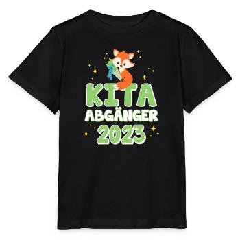 Kita Abgänger 2023 - Schulanfang Einschulung Junge - Stanley/Stella Kinder T-Shirt MINI CREATOR  - Schwarz - Vorne - Mikhail (115cm)