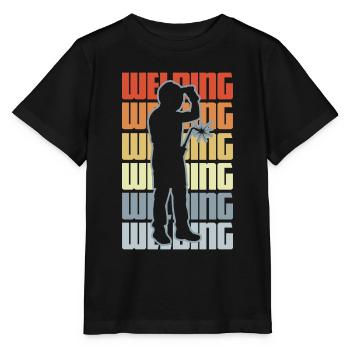 Vintage welding - Stanley/Stella MINI CREATOR Kids’ T-Shirt - black - Front - Mikhail (115cm)