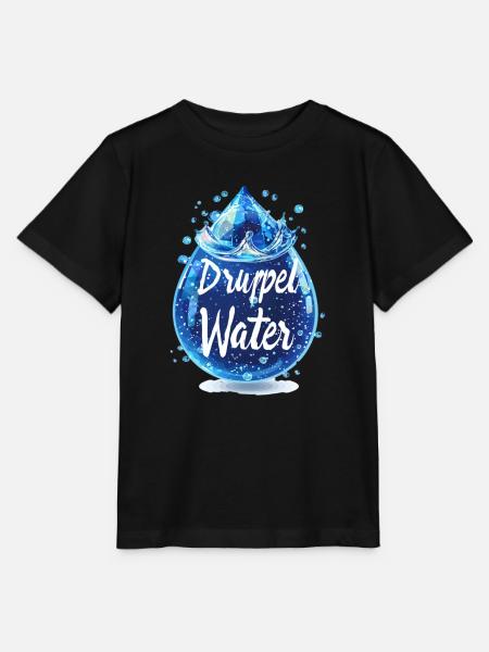 Wasser tropft - Stanley/Stella Kinder T-Shirt MINI CREATOR - Schwarz