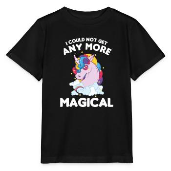Je ne pouvais pas obtenir plus magique - T-shirt bio MINI CREATOR Stanley/Stella Enfant - noir - Devant - Mikhail (115cm)