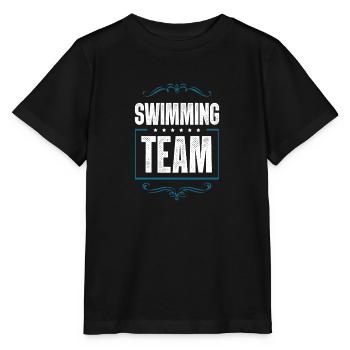 Swimming Team - Stanley/Stella MINI CREATOR Kids’ T-Shirt - black - Front - Mikhail (115cm)