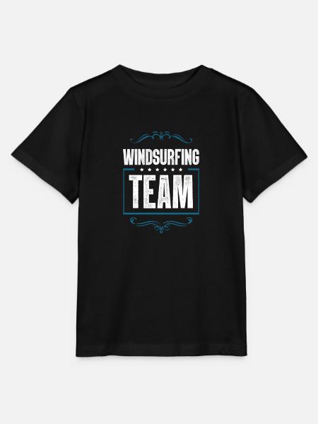 Windsurfing Team - Stanley/Stella Kinder T-Shirt MINI CREATOR - Schwarz
