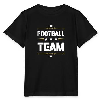 Équipe de football - T-shirt bio MINI CREATOR Stanley/Stella Enfant - noir - Devant - Mikhail (115cm)