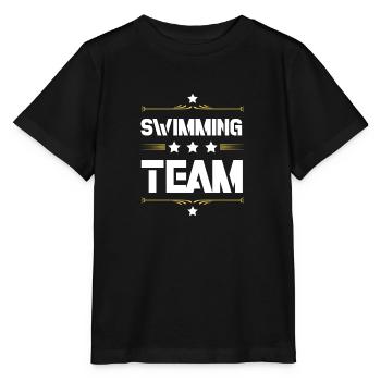Swimming Team - Stanley/Stella MINI CREATOR Kids’ T-Shirt - black - Front - Mikhail (115cm)