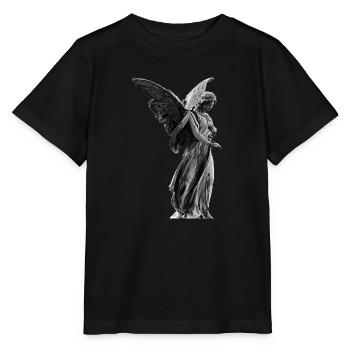 A graceful angel - Stanley/Stella MINI CREATOR Kids’ T-Shirt - black - Front - Mikhail (115cm)