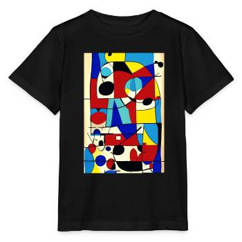 Abstrakte Kunst - Stanley/Stella Kinder T-Shirt MINI CREATOR  - Schwarz - Vorne - Mikhail (115cm)