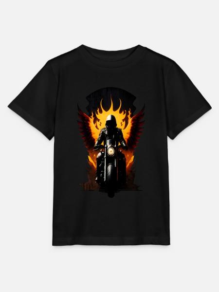 Conducteur fantôme - T-shirt bio MINI CREATOR Stanley/Stella Enfant - noir