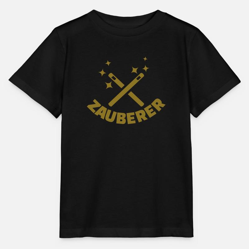 Zauberer - Stanley/Stella Kinder T-Shirt MINI CREATOR  - Schwarz