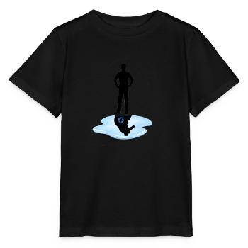 Wake up the super hero in you - Stanley/Stella MINI CREATOR Kids’ T-Shirt - black - Front - Mikhail (115cm)