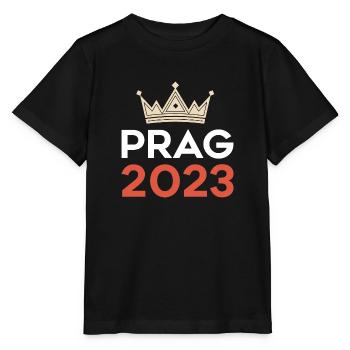 Prag 2023 - Stanley/Stella Kinder T-Shirt MINI CREATOR  - Schwarz - Vorne - Mikhail (115cm)