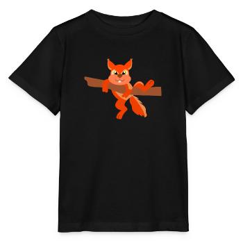chipmunk - Stanley/Stella MINI CREATOR Kids’ T-Shirt - black - Front - Mikhail (115cm)