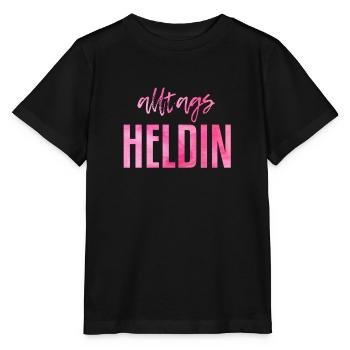 Alltags Heldin - Stanley/Stella Kinder T-Shirt MINI CREATOR  - Schwarz - Vorne - Mikhail (115cm)