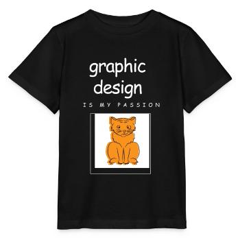 Designerin Grafiker Grafik Designer Künstler - Stanley/Stella Kinder T-Shirt MINI CREATOR  - Schwarz - Vorne - Mikhail (115cm)