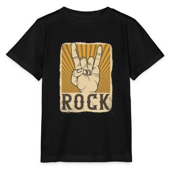 Rock and Roll - Stanley/Stella MINI CREATOR Kids’ T-Shirt - black - Front - Mikhail (115cm)