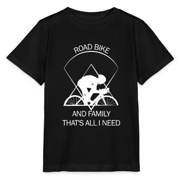 Racer - Stanley/Stella MINI CREATOR Kids’ T-Shirt - black - Front - Mikhail (115cm)