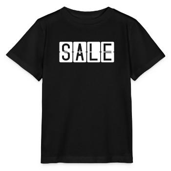 Panneau de vente de l’aéroport - T-shirt bio MINI CREATOR Stanley/Stella Enfant - noir - Devant - Mikhail (115cm)
