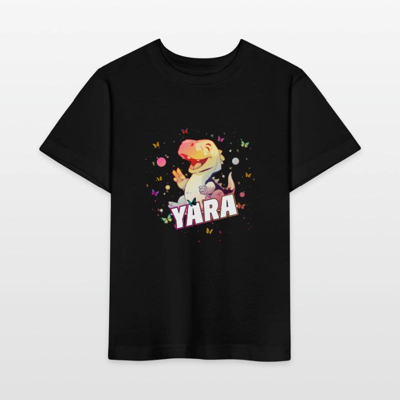 YARA - Schöner MÄDCHEN Name mit süßem DINO Stanley/Stella Kinder T-Shirt MINI CREATOR 