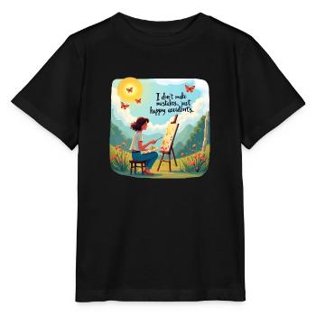 Oil Painting In Nature For Painters And Artists - Stanley/Stella MINI CREATOR Kids’ T-Shirt - black - Front - Mikhail (115cm)