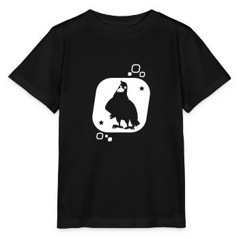 Adler - Greifvogel Falke Geier - Stanley/Stella Kinder T-Shirt MINI CREATOR  - Schwarz - Vorne - Mikhail (115cm)