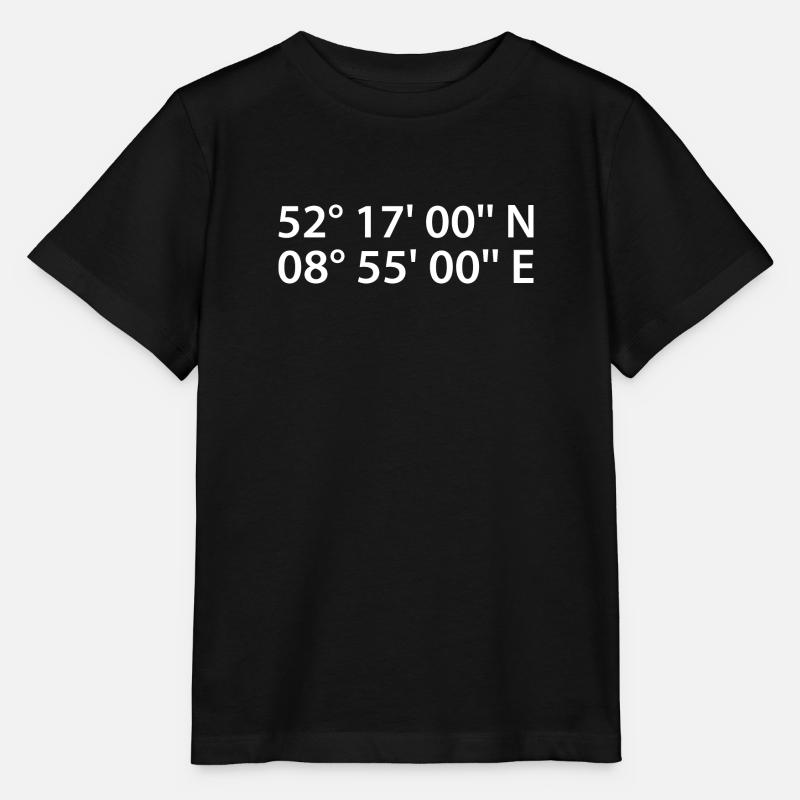 Minden coordinates - Stanley/Stella MINI CREATOR Kids’ T-Shirt - black