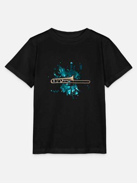 posaune - Stanley/Stella Kinder T-Shirt MINI CREATOR  - Schwarz