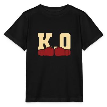 Boxing - Stanley/Stella Kinder T-Shirt MINI CREATOR  - Schwarz - Vorne - Mikhail (115cm)