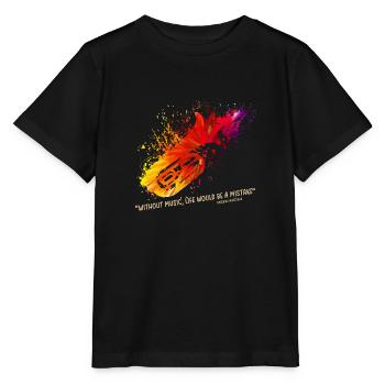 tuba - T-shirt bio MINI CREATOR Stanley/Stella Enfant - noir - Devant - Mikhail (115cm)