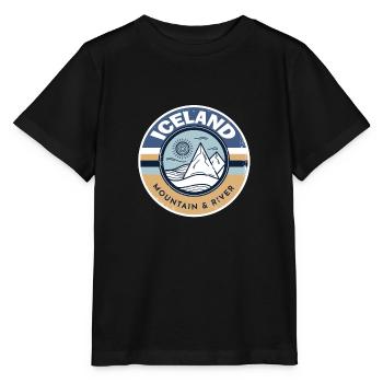 Islande - T-shirt bio MINI CREATOR Stanley/Stella Enfant - noir - Devant - Mikhail (115cm)