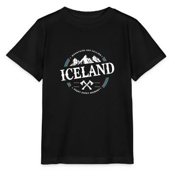 Islande - T-shirt bio MINI CREATOR Stanley/Stella Enfant - noir - Devant - Mikhail (115cm)