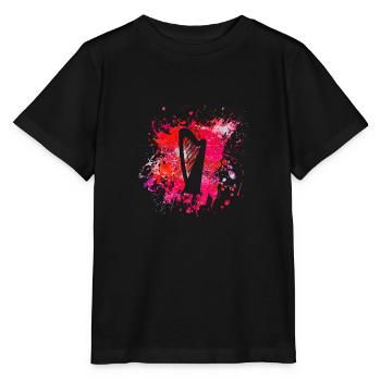 harpe - T-shirt bio MINI CREATOR Stanley/Stella Enfant - noir - Devant - Mikhail (115cm)