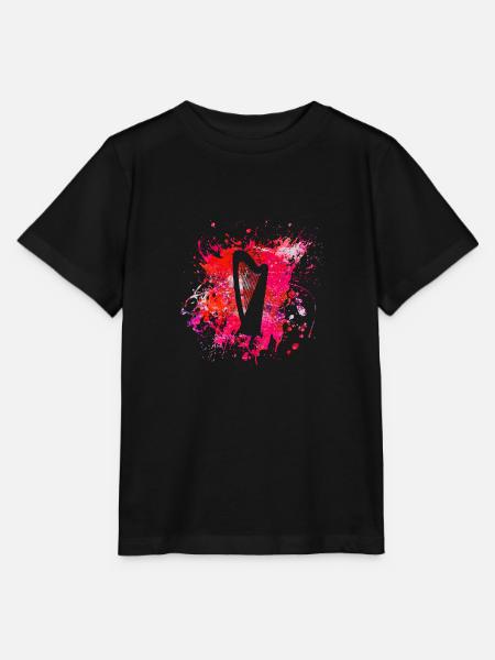 Harfe - Stanley/Stella Kinder T-Shirt MINI CREATOR - Schwarz