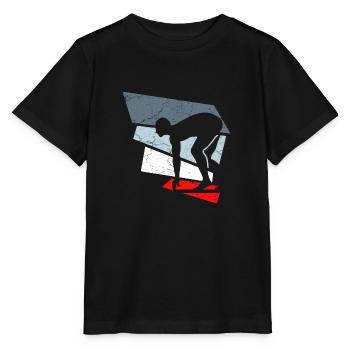 swimmer swimmer - Stanley/Stella MINI CREATOR Kids’ T-Shirt - black - Front - Mikhail (115cm)