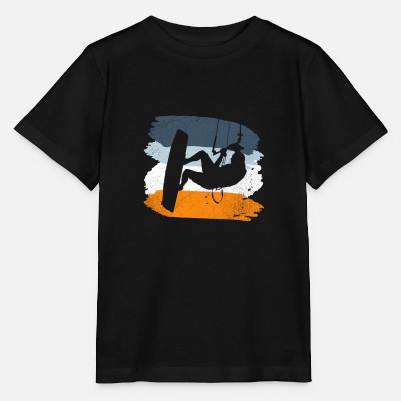 kitesurf kitesurf - T-shirt bio MINI CREATOR Stanley/Stella Enfant - noir