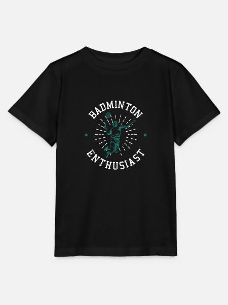 Badminton - Stanley/Stella Kinder T-Shirt MINI CREATOR  - Schwarz
