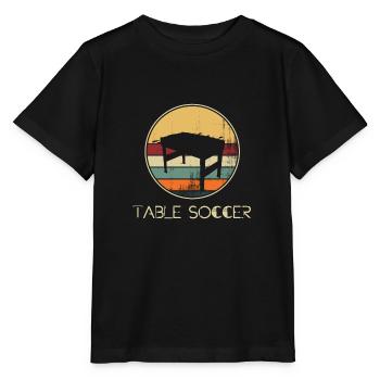kicker foosball gift - Stanley/Stella MINI CREATOR Kids’ T-Shirt - black - Front - Mikhail (115cm)