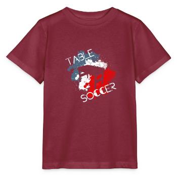 kicker - Stanley/Stella Kinder T-Shirt MINI CREATOR  - Burgunderrot - Vorne - Kain (125cm)