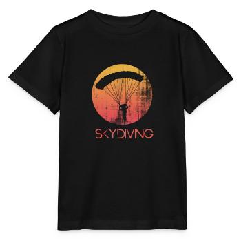 parachutisme parachutisme parachutisme - T-shirt bio MINI CREATOR Stanley/Stella Enfant - noir - Devant - Mikhail (115cm)