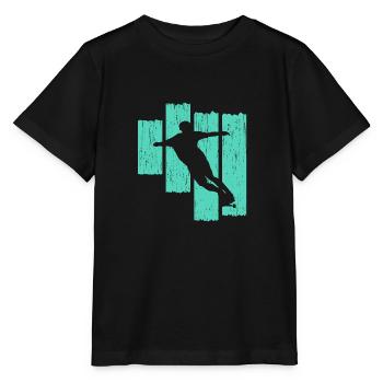 Longboard - Stanley/Stella MINI CREATOR Kids’ T-Shirt - black - Front - Mikhail (115cm)