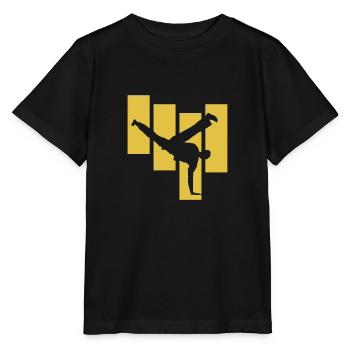 Capoeira auto-défense - T-shirt bio MINI CREATOR Stanley/Stella Enfant - noir - Devant - Mikhail (115cm)